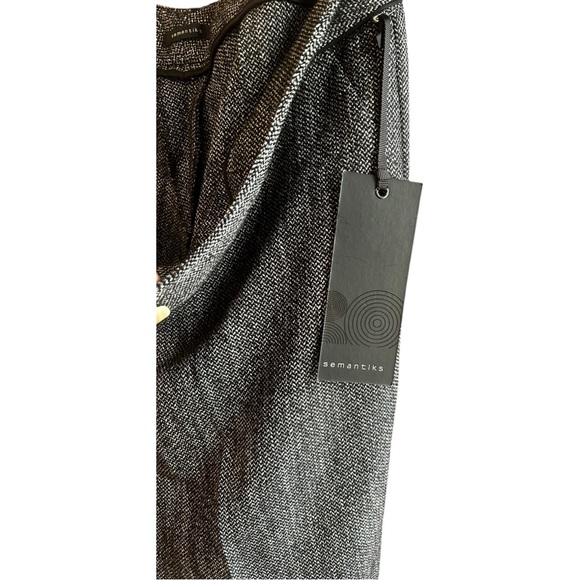 Semantiks black/white tweed pants - Picture 7 of 8